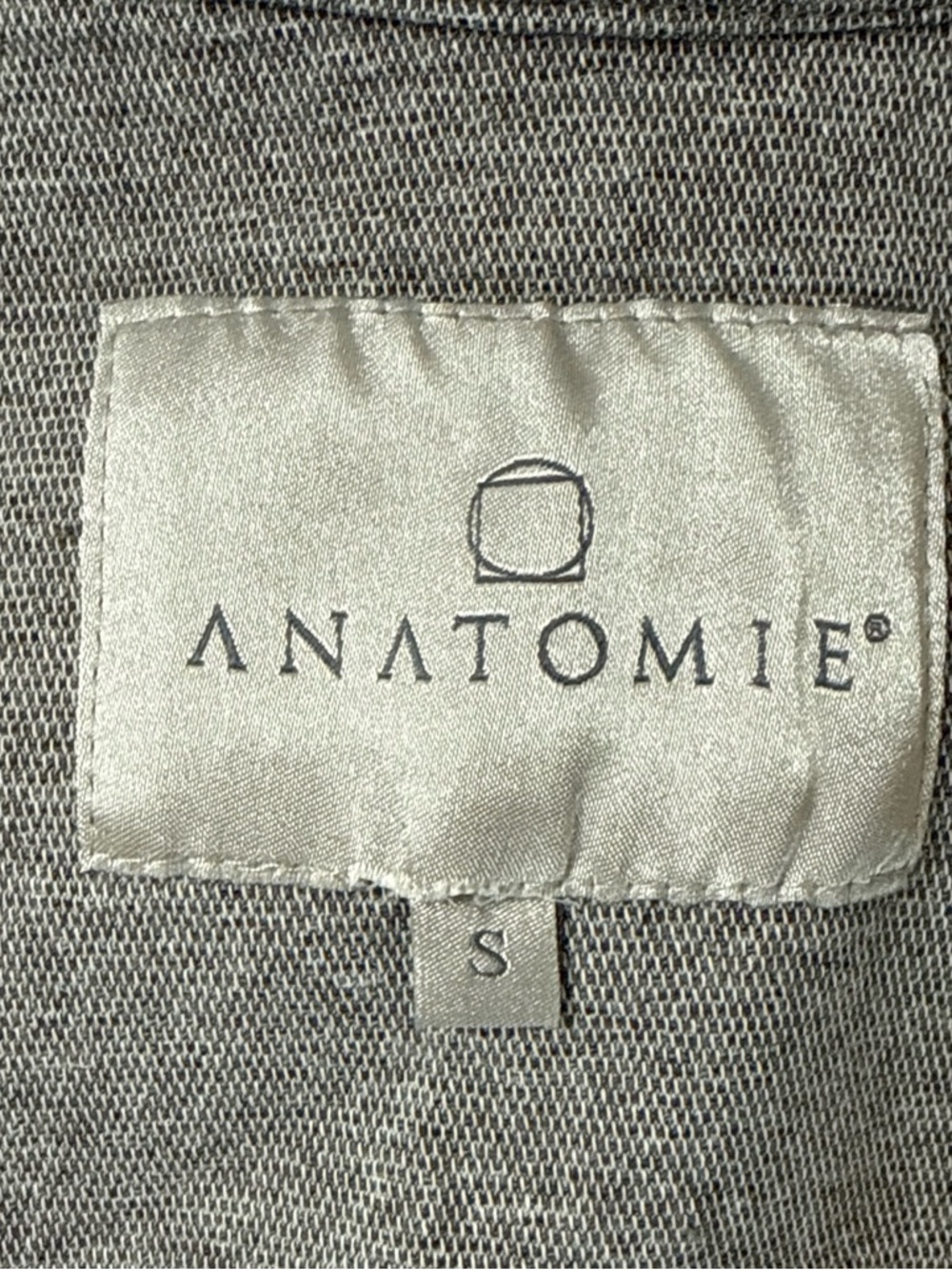 Anatomie Women's Jacket Jane Snap Front Pockets Long Sleeve Stretch Gray Small - Picture 6 of 7